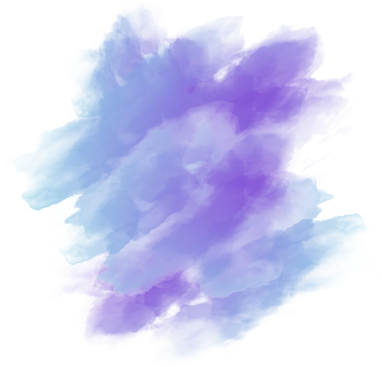 purple gradient splash watercolor brush